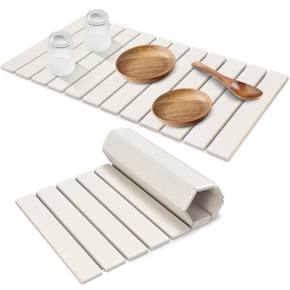 Extral Large Stone Dish Drying Mats for Kitchen Counter, 28"(L)×16"(W)
